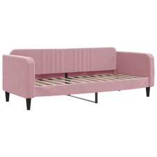 vidaXL rózsaszín bársony kanapéágy 80 x 200 cm (354082) ágy és ágykellék