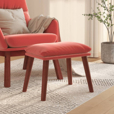 vidaXL Rózsaszín bársony lábzsámoly 45x29,5x35 cm bútor