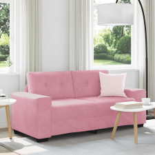 vidaXL rózsaszín bársony loveseat kanapé 140 cm bútor