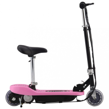 vidaXL rózsaszín elektromos roller üléssel 120 W elektromos roller