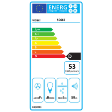 vidaXL rozsdamentes acél sziget páraelszívó 90 cm 756 m³/óra LED páraelszívó