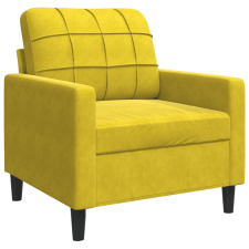 vidaXL sárga bársony kanapéfotel 60 cm bútor