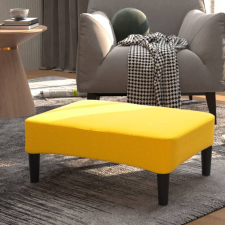 vidaXL sárga bársony lábzsámoly 78 x 56 x 32 cm bútor