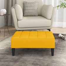 vidaXL sárga bársony lábzsámoly 78 x 56 x 32 cm bútor