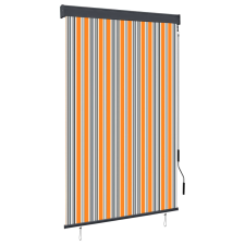 vidaXL sárga és kék kültéri roló 120 x 250 cm lakástextília