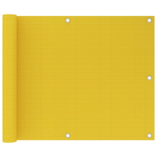 vidaXL sárga HDPE erkélytakaró 75 x 600 cm kerti bútor