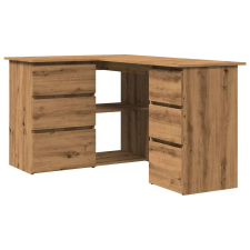 vidaXL sarokasztal Artisan tölgy 145x100x76 cm Gépesített fa (855963) íróasztal