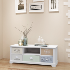 vidaXL Shabby Chic francia stílusú fa TV szekrény bútor