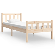 vidaXL Small Single tömör fa ágykeret 75 x 190 cm (810639) ágy és ágykellék