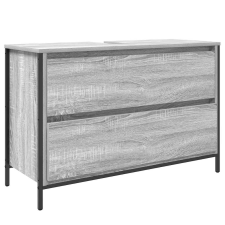vidaXL sonoma színű fürdőszobai mosdószekrény fiókokkal 90x34,5x60 cm (861880) fürdőszoba bútor