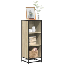 vidaXL sonoma színű szerelt fa könyvszekrény 40x35x107,5 cm bútor