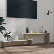vidaXL sonoma-tölgy és fehér forgácslap TV-szekrény 180 x 30 x 43 cm bútor