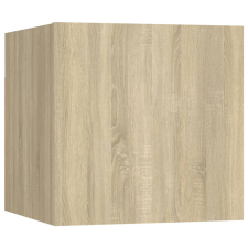 vidaXL sonoma tölgy falra szerelhető TV-szekrény 30,5x30x30 cm (804490) bútor