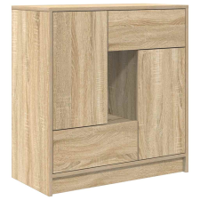 vidaXL sonoma tölgy komód fiókokkal és ajtókkal 70,5x34x74,5 cm (861843) bútor