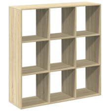 vidaXL sonoma tölgy szerelt fa elválasztó könyvespolc 102x29x103,5 cm (858041) bútor