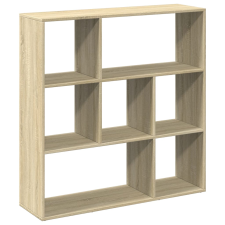 vidaXL sonoma tölgy szerelt fa elválasztó könyvespolc 102x29x103,5 cm (858050) bútor