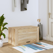 vidaXL sonoma-tölgy szerelt fa fali cipőszekrény 70 x 35 x 38 cm bútor