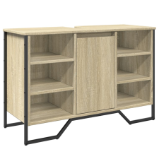 vidaXL sonoma tölgy szerelt fa fürdőszobai mosdószekrény 91x35x60 cm (848665) fürdőszoba bútor