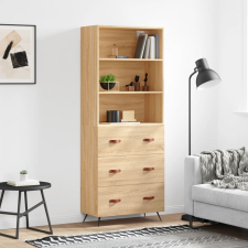 vidaXL sonoma-tölgy szerelt fa magasszekrény 69,5 x 34 x 180 cm bútor