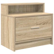 vidaXL sonoma tölgy színű éjjeliszekrény fiókkal 51x31x47 cm (858672) bútor