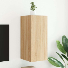 vidaXL sonoma tölgy színű fali TV-szekrény LED-ekkel 30,5x35x70 cm bútor