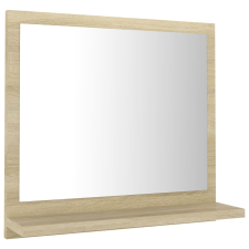 vidaXL sonoma-tölgy színű forgácslap fürdőszobai tükör 40x10,5x37 cm (804556) fürdőszoba bútor