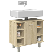 vidaXL sonoma-tölgy színű forgácslap fürdőszobaszekrény 60x32x53,5 cm fürdőszoba bútor