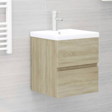 vidaXL sonoma-tölgy színű forgácslap mosdószekrény 41 x 38,5 x 45 cm fürdőszoba bútor