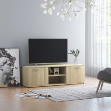vidaXL Sonoma tölgy színű forgácslap TV-szekrény 120 x 34 x 37 cm bútor