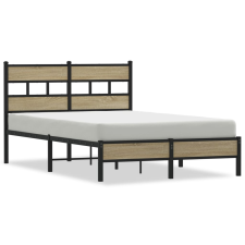 vidaXL sonoma tölgy színű szerelt fa ágykeret matrac nélkül 120x190 cm (4017251) ágy és ágykellék
