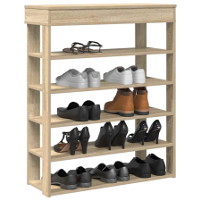 vidaXL sonoma tölgy színű szerelt fa cipőtartó 80x30x98 cm bútor