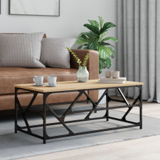 vidaXL sonoma tölgy színű szerelt fa dohányzóasztal 100x50x40 cm bútor
