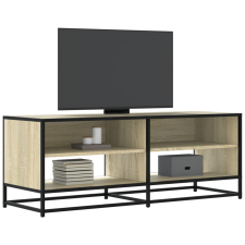 vidaXL sonoma tölgy színű szerelt fa és fém TV-szekrény 120,5x40x46 cm bútor