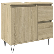 vidaXL sonoma tölgy színű szerelt fa fürdőszobaszekrény 65x33x60 cm (849677) fürdőszoba bútor