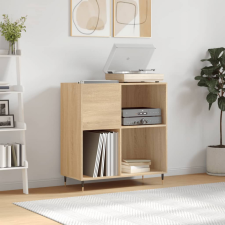 vidaXL sonoma tölgy színű szerelt fa hanglemezszekrény 84,5x38x89 cm bútor