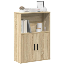 vidaXL sonoma tölgy színű szerelt fa könyvespolc 60x24x85 cm (860411) bútor