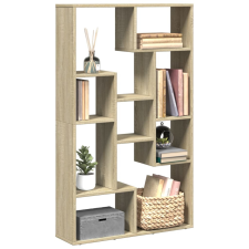 vidaXL sonoma tölgy színű szerelt fa könyvespolc 72 x 20 x 120 cm bútor
