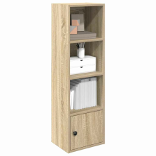 vidaXL sonoma tölgy színű szerelt fa könyvszekrény 31x24x102 cm bútor