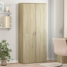 vidaXL sonoma tölgy színű szerelt fa magasszekrény 80 x 35 x 180 cm bútor
