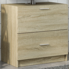 vidaXL sonoma tölgy színű szerelt fa mosdószekrény 59 x 37 x 59 cm fürdőszoba bútor