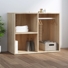 vidaXL sonoma tölgy színű szerelt fa pipereszekrény 80 x 40 x 65 cm bútor