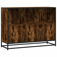 vidaXL sonoma tölgy színű szerelt fa tálalószekrény 100x35x76 cm (849031) bútor