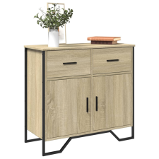 vidaXL sonoma tölgy színű szerelt fa tálalószekrény 79,5x35,5x74,5 cm bútor