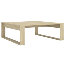 vidaXL sonoma-tölgyszínű forgácslap dohányzóasztal 100 x 100 x 35 cm (808633) bútor