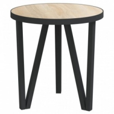 vidaXL Sonoma-tölgyszínű MDF dohányzóasztal Ø35 cm bútor