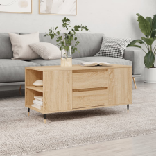 vidaXL Sonoma-tölgyszínű műfa dohányzóasztal 102 x 44,5 x 50 cm bútor