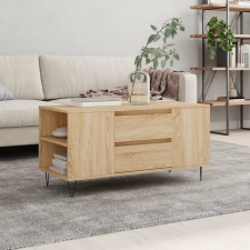 vidaXL sonoma-tölgyszínű műfa dohányzóasztal 102 x 44,5 x 50 cm bútor