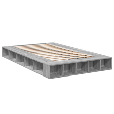vidaXL sonoma tölgyszínű szerelt fa ágykeret 140x190 cm (3280494) ágy és ágykellék
