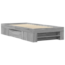 vidaXL sonoma tölgyszínű szerelt fa ágykeret 75 x 190 cm (3295532) ágy és ágykellék