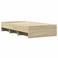 vidaXL sonoma tölgyszínű szerelt fa ágykeret 75 x 190 cm (3295711) ágy és ágykellék